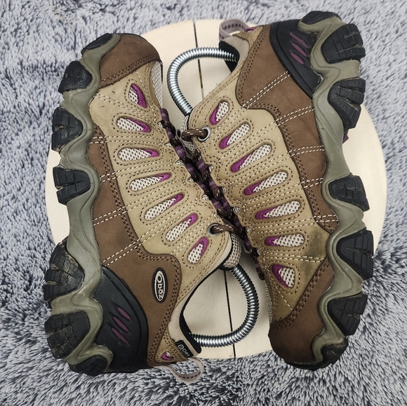 Oboz Sawtooth II Brown Hiking Low Top Boots Women's Size 6.5 - Picture 5 of 9